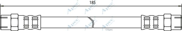 APEC BRAKING Тормозной шланг HOS3141